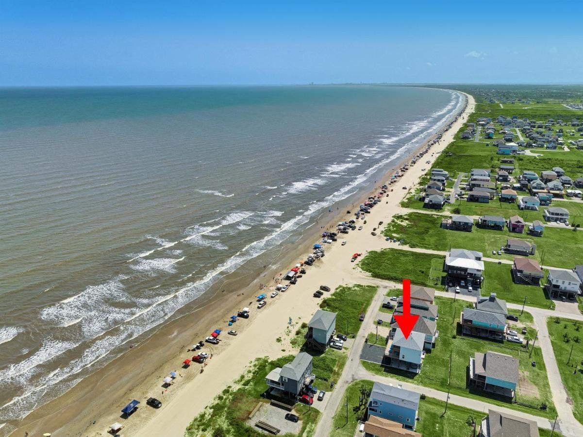 Beachfront - Hot Tub - Bbq - 14 Guests Bolivar Peninsula Esterno foto